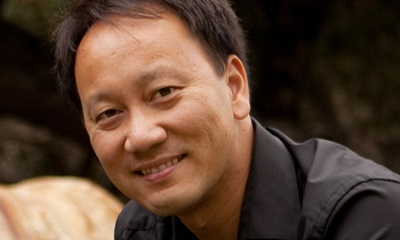 Michael Chang : De face.