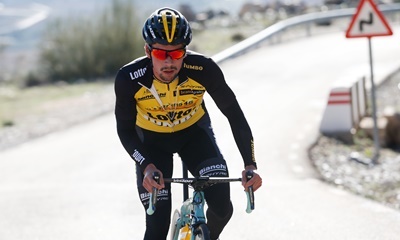 Primož Roglič : Entraînement à Mojácar, Espagne.