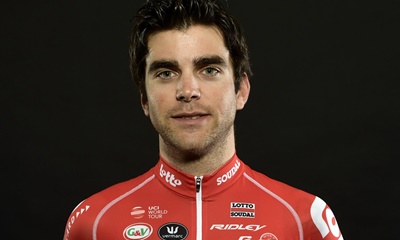 Tony Gallopin : Cycliste avec les couleurs de Lotto Soudal.