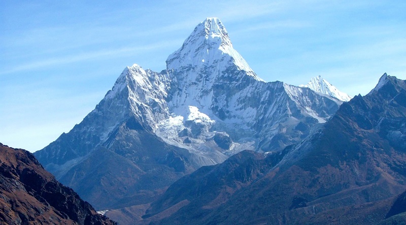 View of Ama Dablam, Nepal.