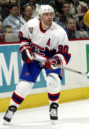 Joé Juneau: Playing for the Montreal Canadiens.