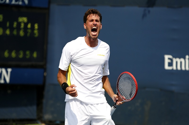 Robin Haase: Enjoying the moment.